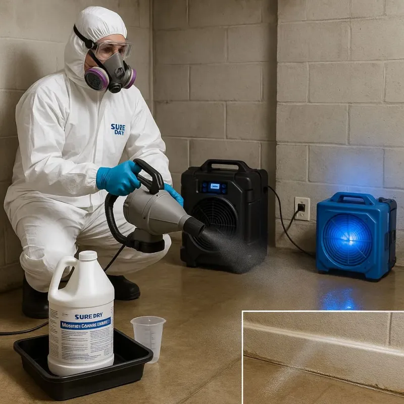Sanitization and Odor Removal process in New Lebanon, OH