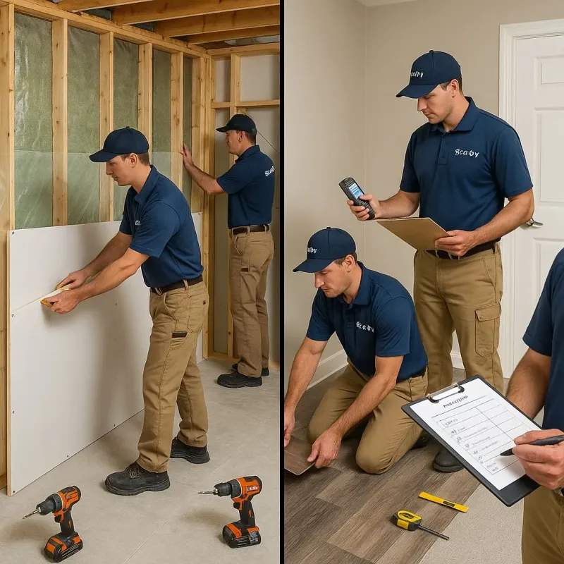 Repairs and Reconstruction process in New Lebanon, OH